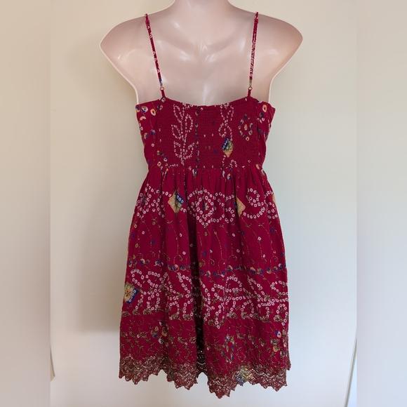 Free People Mini Dress Xs Red - Picture 6 of 12